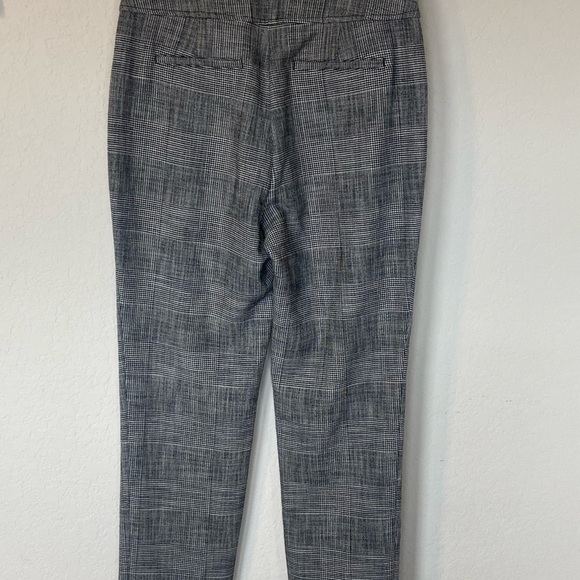 Rebecca Taylor Notch Plaid High Waisted Glen Pants - Picture 7 of 11